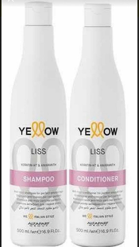 Kit 6 Juegos Mantenimiento Liss Yellow Shampoo Y Acondicion