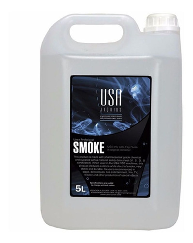 Liquido Fluido Maquina Fumaca Fog 5l Smoke Pro Usa Liquids