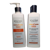 Senzare Shampoo Y Tratamiento Biorestaurador- 300ml Colágeno