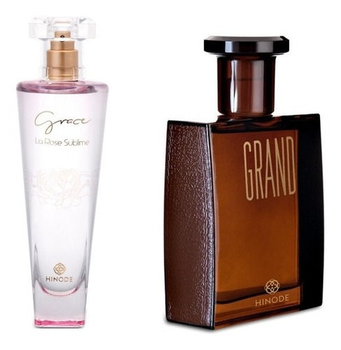 Kit Perfume Masculino Grand + Feminino Grace Sublime.