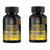 Pack 2 Biotina Forte 6 Mes. Vit. C E Zinc Á. Fólico Colágeno