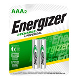 Pilas Recargables Aaa Energizer 700mah Blister 2 Unidades