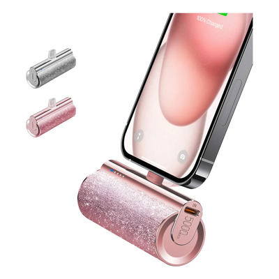 Veger Mini Power Bank 5000mah Type-c\u002Fusb-c Cargador Pila Color Rosa | Meses sin interés