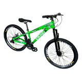 Bicicleta Aro 26 Vikingx 21v Suspensão Freio Disco + Brinde