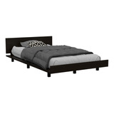 Cama 1,5 Plaza + Comoda 3 Cajones - Wengue / Miel