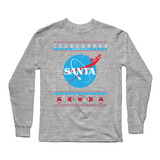 Nueva Playera Estilo Ugly Christmas Sweaters Nasa Logo Clasi