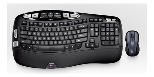 Kit De Teclado Y Mouse Inalámbrico Logitech Mk550 Wave