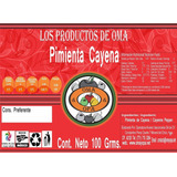 Pimienta Cayena En Polvo 100 Grms 2 Piezas