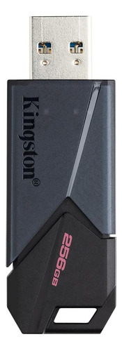 Pen Drive 256gb Exodia Onyx Usb 3.2 Geração 1 Kingston Cor Preto