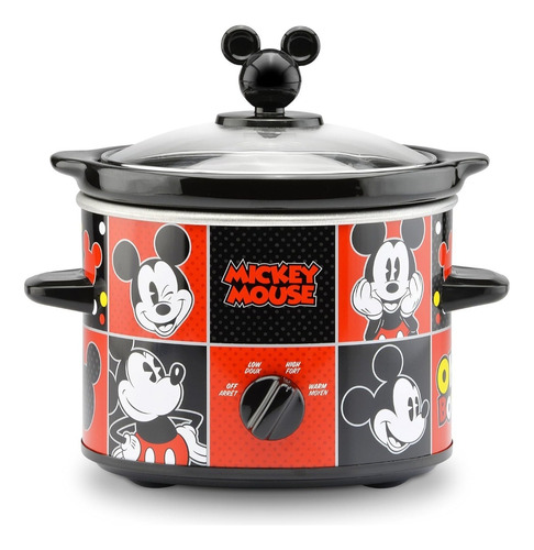 Olla De Cocción Lenta Mickey Mouse Disney Cacerola Cocina Nv