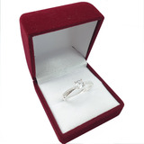 Anillo Cintillo Plata 925 Boda Compromiso Cintillo Dama Amor