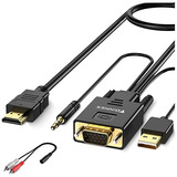 Cable Adaptador Vga Hdmi De 10 Pies / 3 Metros (de Pc A...