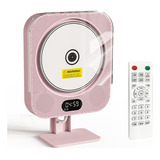 Kpop Pink Cd Player Desktop/wall,wired Cute Cd Music Play...