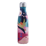 Botella Termica Acero Inoxidable Doble Capa Premium Color Flores