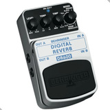 Pedal Reverb Digital Guitarra Behringer Dr600 Cinza