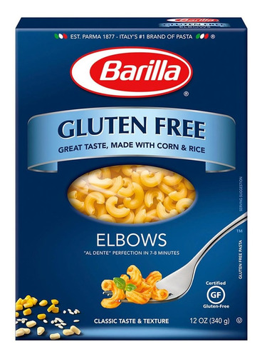 Pasta Barilla Gluten Free Codito 340g