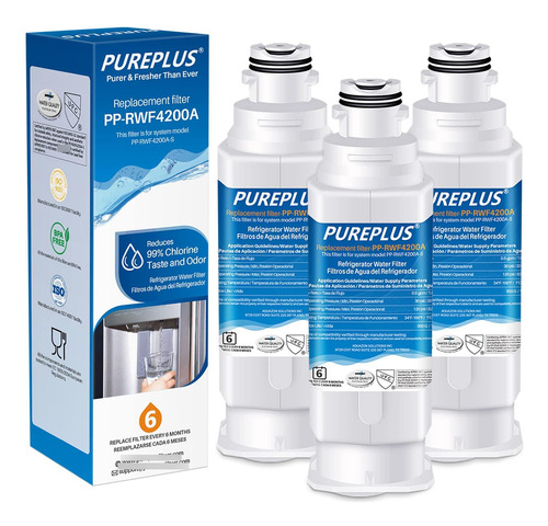 Pureplus Da97-17376b Filtro De Agua De Repuesto Para Samsung