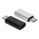 Adaptador Otg Convertidor Micro Usb V8 Hembra A Usb Tipo C