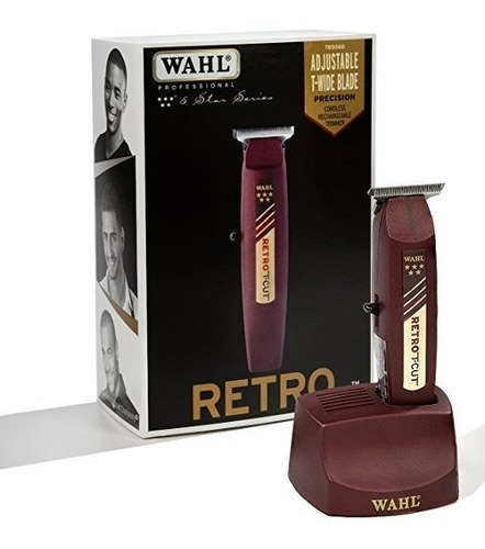 Wahl 5 Star Trimmer Retro T-cut 8412 Máquina Detalles Barba