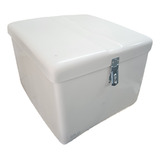 Caja Fibra De Vidrio Blanca Reparto Delivery Motocicleta