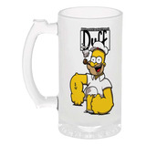 Tarro Cervecero 16oz Homero Popeye La Cerveza Te Hace Fuerte