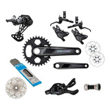 Grupo Shimano Deore M6100 12v Monoplato Hidráulico