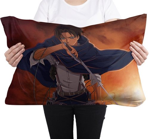 Cojin Almohada Attack On Titan Anime Levi Diseño Durable