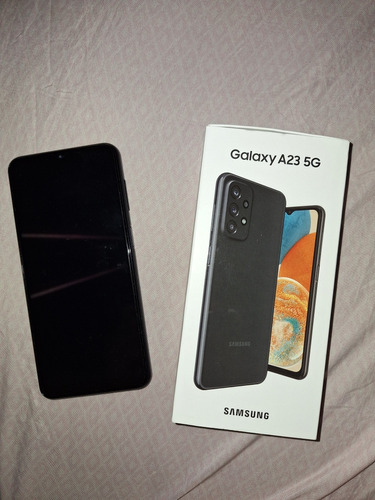 Celular Samsung Galaxy A23 Preto Com Capa E Película 3d