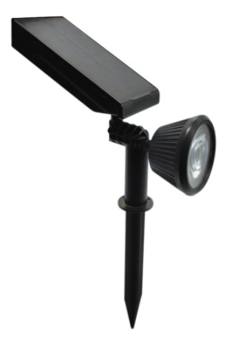 Luminaria Led Tbcin Estaca Jardin Auton Solar 1 Apliq Tf2011 Color Negro