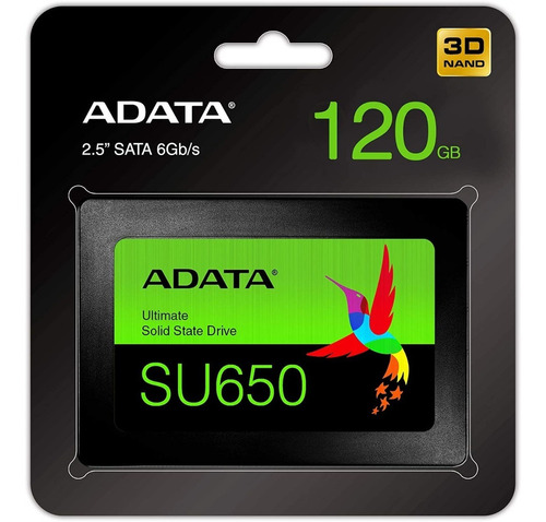 Disco Sólido Ssd Interno Adata Ultimate Su650 Asu650ss-120gt-r 120gb