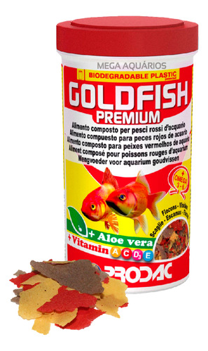Prodac Goldfish 50g Ração Kinguios Espada Molinesia Plati