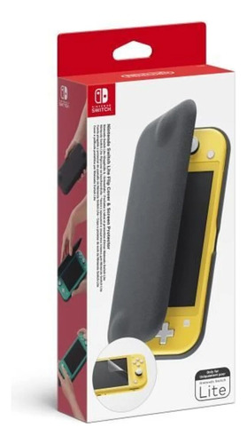Nintendo Switch Lite Funda Flip Cover & Screen Protector