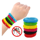 Manilla Pulsera Repelente Para Mosquito Impermeable X 5uds