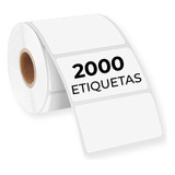 Rollo Etiquetas Adhesivas 50x25mm Impresoras Térmica Directa