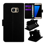 Capa Case Carteira Couro Flip Para Galaxy S7 Flat G930f 6.1