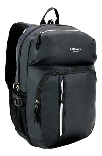 Mochila Eternity Negro Plata Head