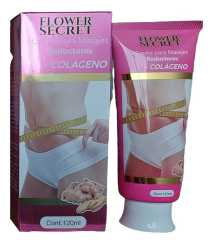 Crema Para Masajes Reductores + Colageno Flower Secret