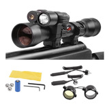 Mira Telescopica  4x32 Laser Varmint Hunter Gamo Linterna Xc