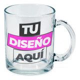 Tazón Taza Personalizada De Vidrio Transparente