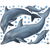 Calcomanías De Pared Con Delfines Create-a-mural ~ Calcomaní