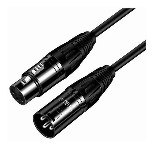 Cable Extensión Xlr Macho A Hembra Para Micrófono,1,5 Metros