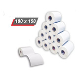 Etiquetas 100x150 10x15 Térmica Kit C/10 - Rolo 200 Un Cor Branco