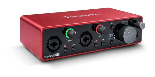 Placa De Sonido Focusrite Scarlett 2i2 3er Gen Musicapilar