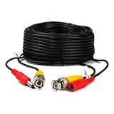 Cable Para Camara De Vigilancia 30 Metros Bnc + Dc