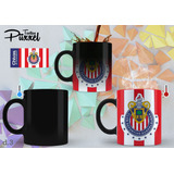 Taza Mágica Chivas Del Guadalajara Personalizada  Modelo 3