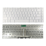 Teclado Hp 14-bp001la Hp 14-bp002la Hp 14-bp003la Blanco 