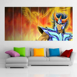 Cuadro Poliptico Saint Seiya Phoenix Ikki Xxl Art 192x100cm