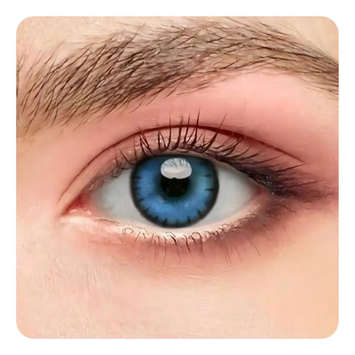 Lentes De Contacto Azules Pupilente Colores Ojo Brillante Color Azul | Meses sin interés