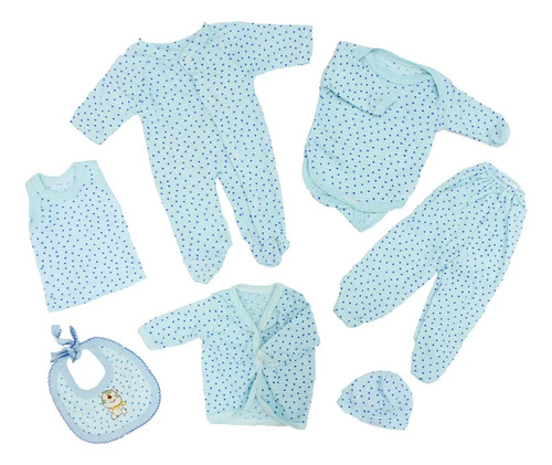 Set Multiprendas Para Bebé Recién Nacido Regalo Kit 7pzs
