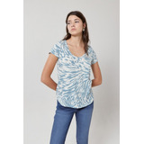 Remera Mujer Animal Print St Marie 